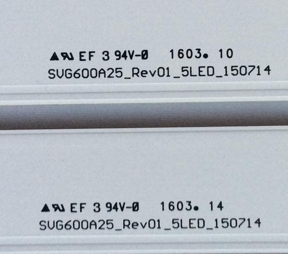 KIT DE LED PARA TV / VIZIO S600DHA-2 / SVG600A25_REV01_5LED_150714 / MODELO D60-D3 LFTRUPBS - Imagen 2